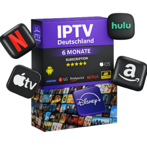 IPTV 6 Monate Paket Deutschland stabiler 4K IPTV Zugang