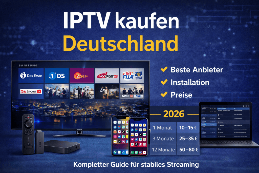 IPTV kaufen Deutschland – Der vollständige Guide (Anbieter, Preise & Einrichtung)